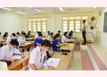 Thí sinh tham gia kỳ thi tốt nghiệp trung học phổ thông năm 2021 tại Hà Nội.