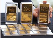 Sàn giao dịch vàng ở Seoul, Hàn Quốc.