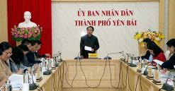 Phó Chủ tịch HĐND tỉnh Vũ Quỳnh Khánh phát biểu tại buổi làm việc.
