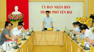 Đồng chí Nguyễn Thế Phước – Phó Chủ tịch Thường trực UBND tỉnh phát biểu tại buổi làm việc.