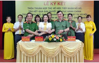 Bưu điện tỉnh Yên Bái ký kết thỏa thuận hợp tác với Công an tỉnh