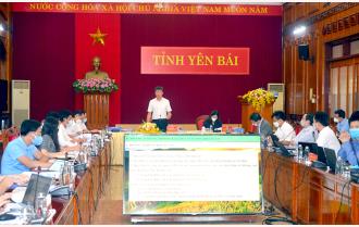 UBND tỉnh Yên Bái làm việc về báo cáo chuyên đề tích hợp vào Quy hoạch tỉnh thời kỳ 2021-2030

