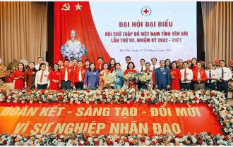 Đại hội Hội Chữ thập đỏ tỉnh Yên Bái lần thứ VII, nhiệm kỳ 2022 - 2027 thành công tốt đẹp