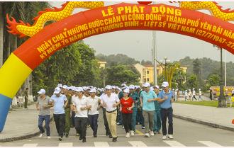 Thành phố Yên Bái tổ chức Ngày chạy “Những bước chân vì cộng đồng”