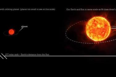 Hành tinh cỡ sao Hỏa quay quanh sao lùn đỏ KOI-4777 là KOI-4777.01, một trong những hành tinh có chu kỳ quỹ đạo ngắn nhất từng được phát hiện.