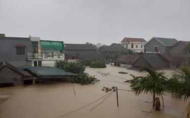 Hình ảnh mưa lũ ở Quảng Bình. (Ảnh: Minh họa)
