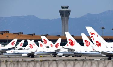 Các máy bay của hãng Air China trên đường băng tại sân bay Bắc Kinh hồi tháng 3/2020.