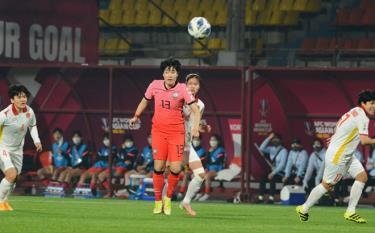 ĐT nữ Việt Nam đã thể hiện tinh thần thi đấu tuyệt vời trước Hàn Quốc.