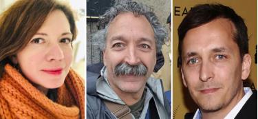 3 trong số các nhà báo đã thiệt mạng khi tác nghiệp ở Ukraine. Từ trái qua: Oksana Baulina, Pierre Zakrzewski và Brent Renaud.